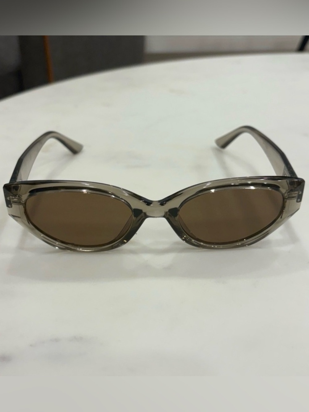 GENTLE MONSTER Translucent Brown Sunglasses